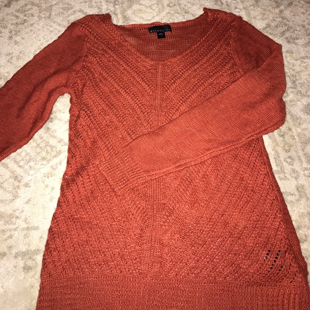Orange sweater